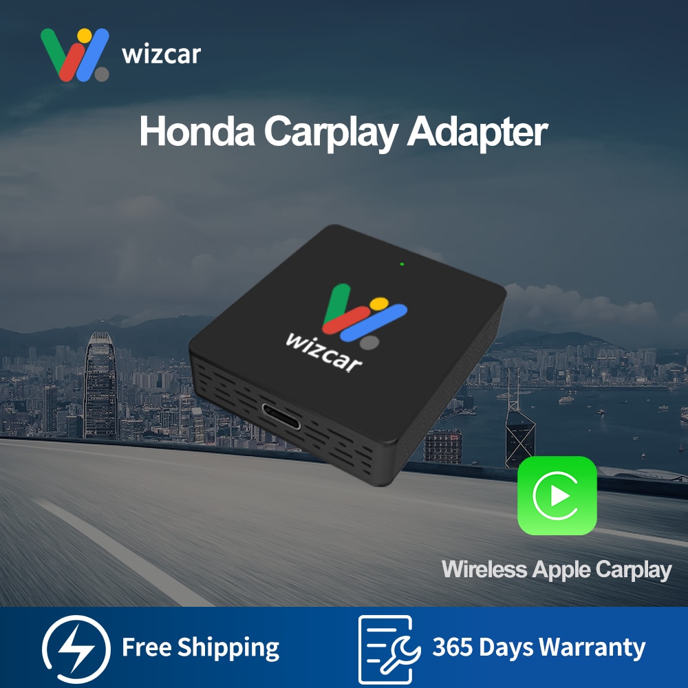 WIZCAR A1 ȯ ׺̼  ڽ Baidu Carlife to Apple Carplay For Honda MNV XNV VE1 eNS1 eNP1 for iPhone 